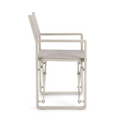 Set 2 scaune gradina bej Konnor 55x50.5x84.5 cm