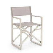 Set 2 scaune gradina bej Konnor 55x50.5x84.5 cm