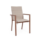 Set 4 perne scaune textil natur Konnor 91x41x1h