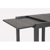 Masa extensibila aluminiu gri antracit Cliv 80/160x80x75 cm