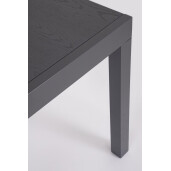 Masa extensibila aluminiu gri antracit Cliv 80/160x80x75 cm