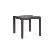 Masa extensibila aluminiu gri antracit Cliv 80/160x80x75 cm
