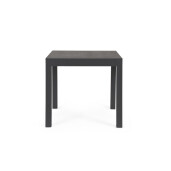 Masa extensibila aluminiu gri antracit Cliv 80/160x80x75 cm