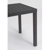Masa aluminiu gri antracit Hilde 130x68x75 cm