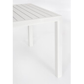 Masa aluminiu alb Hilde 150x80x75 cm