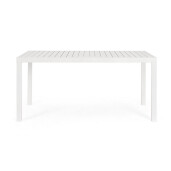Masa aluminiu alb Hilde 150x80x75 cm