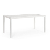 Masa aluminiu alb Hilde 150x80x75 cm