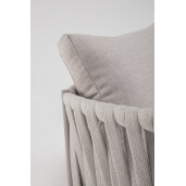 Fotoliu otel textil taupe Jacinta 97x83x87 cm
