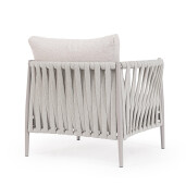 Fotoliu otel textil taupe Jacinta 97x83x87 cm