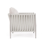 Fotoliu otel textil taupe Jacinta 97x83x87 cm