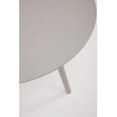 Set 2 masute aluminiu gri antracit Aminta 60x34 cm; 80x38.5 cm