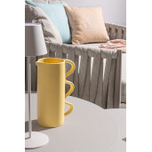 Set 2 masute aluminiu gri antracit Aminta 60x34 cm; 80x38.5 cm