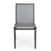 Set 16 scaune gradina aluminiu textilen gri antracit Cruise 50x61x88.5 cm