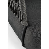 Canapea tapiterie textil gri antracit Palmer 167x86x79 cm