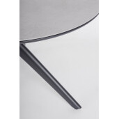 Masa rotunda aluminiu piatra gri Julian 120x74 cm