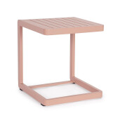 Set 2 masute aluminiu roz Konnor 40x40x45 cm