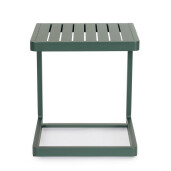 Set 2 masute aluminiu verde Konnor 40x40x45 cm