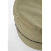 Puf textil verde oliv Gulizar 50x34 cm