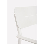 Set 4 scaune alb natur Nebula 55.5x58x85.5 cm
