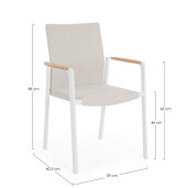 Set 4 scaune Jalisco 59x60.5x89 cm
