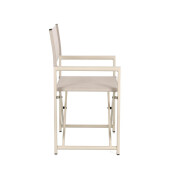 Set 2 scaune gradina taupe Taylor 56x48x86 cm
