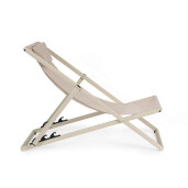 Set 4 scaune gradina taupe Taylor 60.5x101.5x73.5 cm