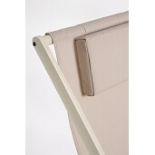 Set 4 scaune gradina taupe Taylor 60.5x101.5x73.5 cm