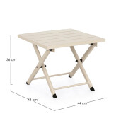 Masuta pliabila taupe Taylor 44x43x36 cm