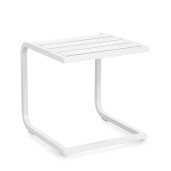 Masuta gradina aluminiu alb Taylor 40x40x41 cm