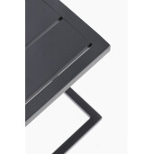 Set 2 masute gradina aluminiu gri antracit Taylor 40x40x41 cm