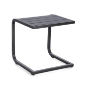 Set 2 masute gradina aluminiu gri antracit Taylor 40x40x41 cm