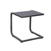 Masuta gradina, terasa aluminiu gri charcoal Taylor 40x40x41h 