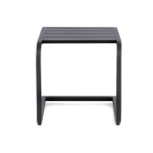 Masuta gradina, terasa aluminiu gri charcoal Taylor 40x40x41h 