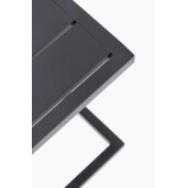 Masuta gradina, terasa aluminiu gri charcoal Taylor 40x40x41h 
