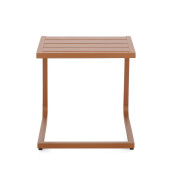 Set 2 masute gradina aluminiu maro pecan Taylor 40x40x41 cm