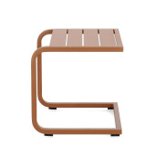 Set 2 masute gradina aluminiu maro pecan Taylor 40x40x41 cm