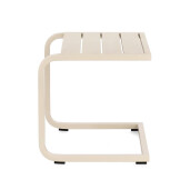 Set 2 masute gradina aluminiu bej Taylor 40x40x41 cm