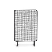 Paravan decorativ otel negru, gri charcoal Babilo 120x50x180h