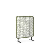 Paravan decorativ otel gri charcoal verde Babilo 120x50x150h