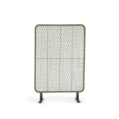 Paravan decorativ otel gri charcoal verde Babilo 120x50x180h