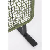 Paravan decorativ otel gri charcoal verde Babilo 120x50x180h
