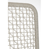 Paravan decorativ otel alb franghie gri Babilo 120x50x150h