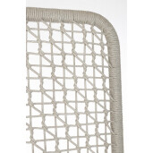 Paravan decorativ otel alb franghie gri Babilo 120x50x180h