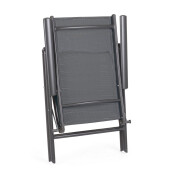 Set 2 scaune recliner gradina, terasa Michigan 55x68x107h