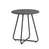 Masuta cafea otel gri charcoal Jable Ø45x50h