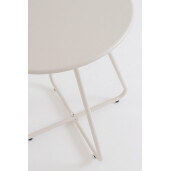 Masuta cafea otel culoare nisipului Jable Ø45x50h