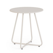 Masuta cafea otel culoare nisipului Jable Ø45x50h