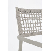 Set 4 scaune gri Caleta 56x60x86 cm