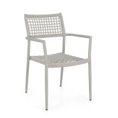 Set 4 scaune gri Caleta 56x60x86 cm