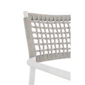 Set 4 scaune alb gri Caleta 56x60x86 cm